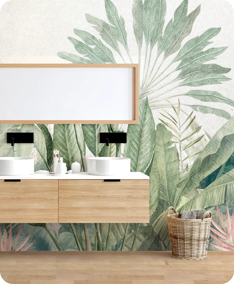 Waterproof Wallpaper for Bathroom